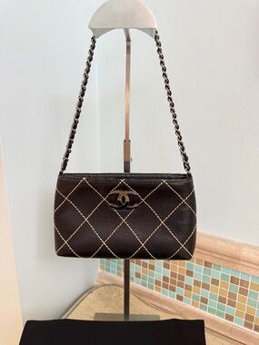 Chanel Vintage Wild Stitch Mini Shoulder Bag